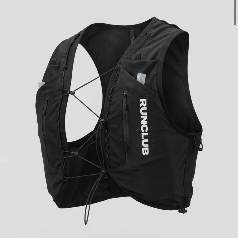 Black RUNCLUB Vest with Pockets
